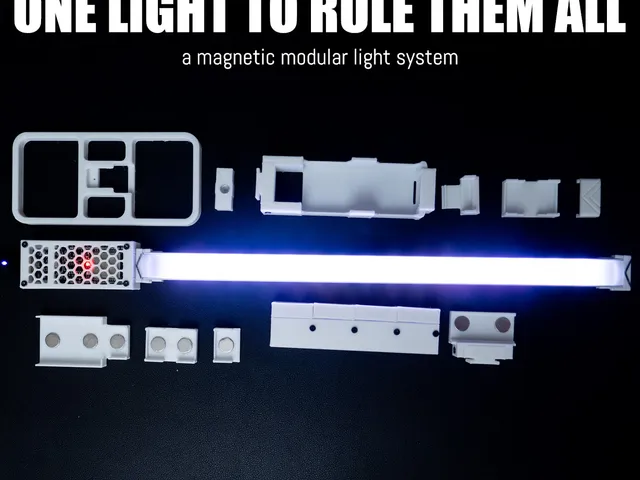 Magnetic RGB Light System - One Light To Rule Them All!