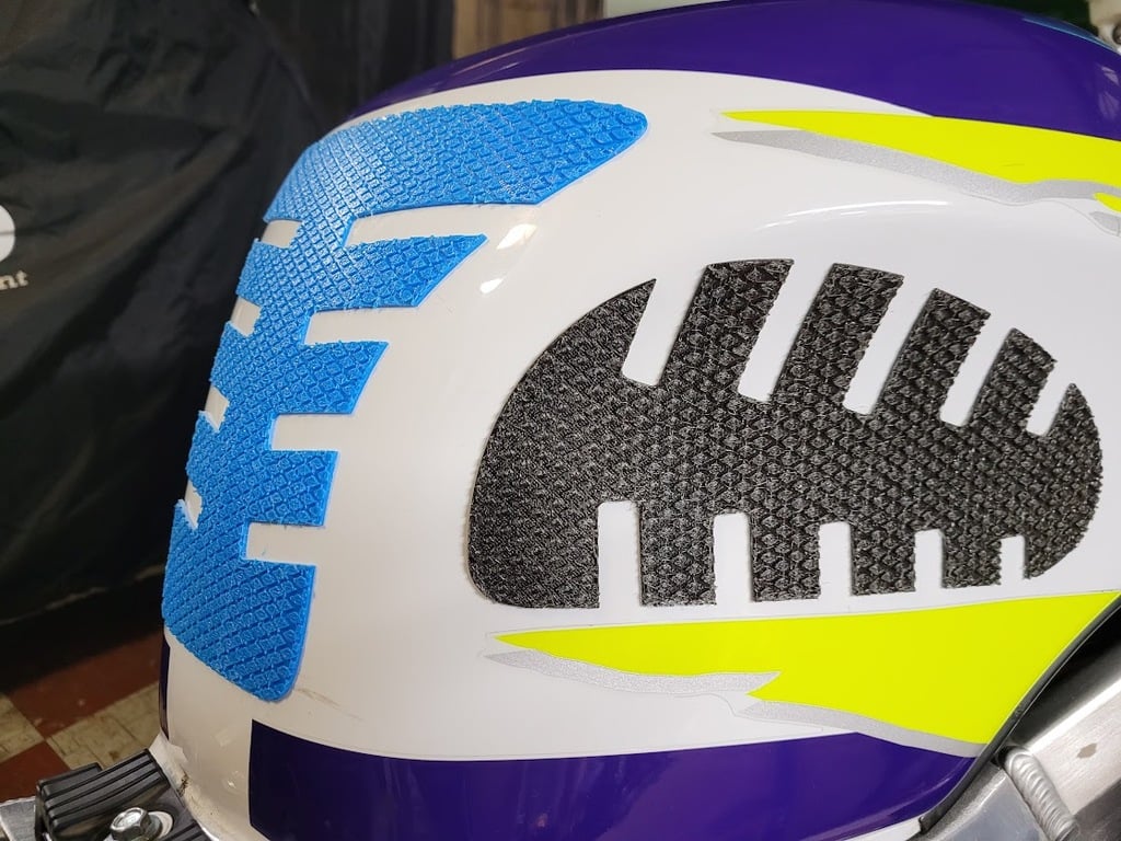 Parametric Motorcycle Tank Grip Pads