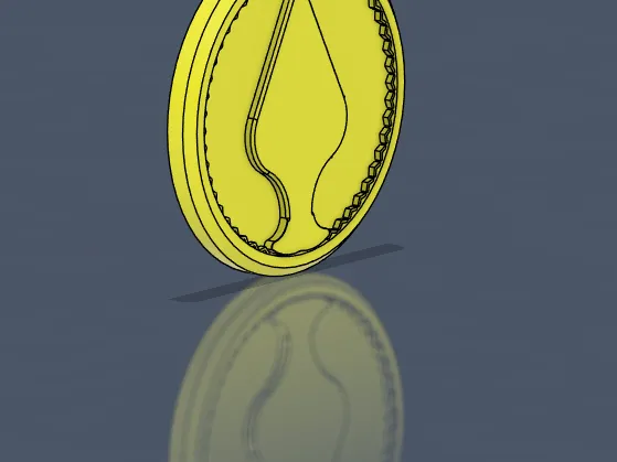 Arrowhead printing Maker Coin