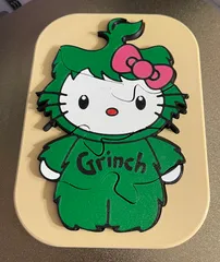 Hello Kitty - GRINCH - insert puzzle for kids - Multicolor version