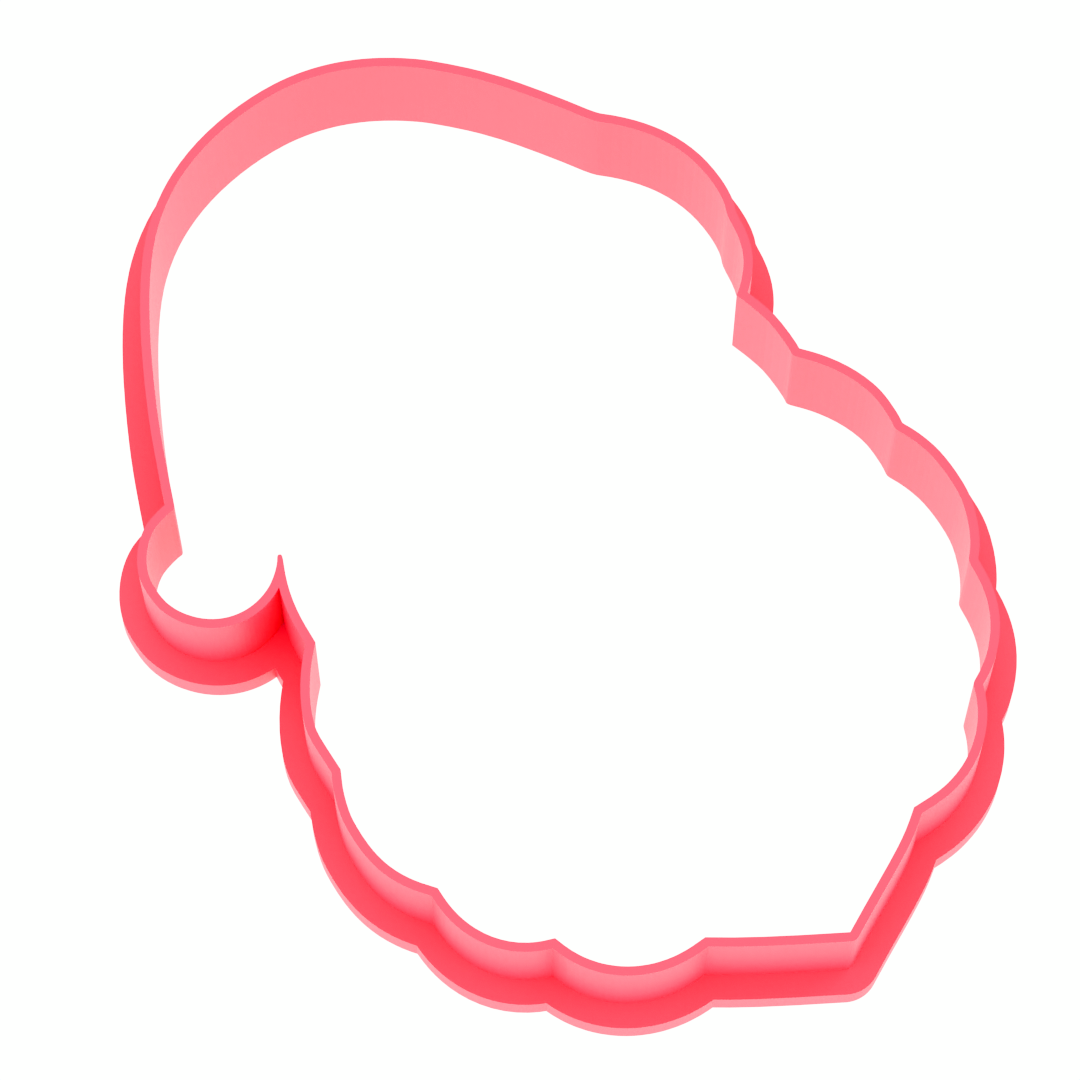 Christmas Santa cookie cutter