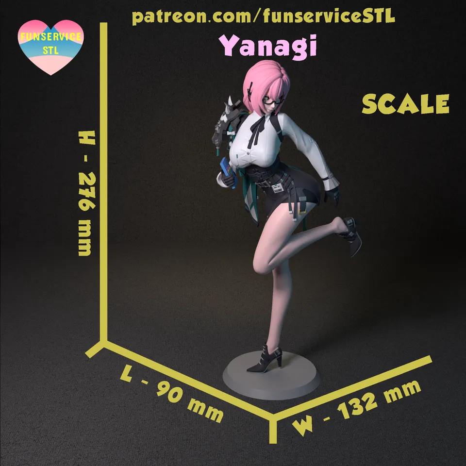 Yanagi from Zenless Zone Zero by FunserviceStl | Download free STL ...