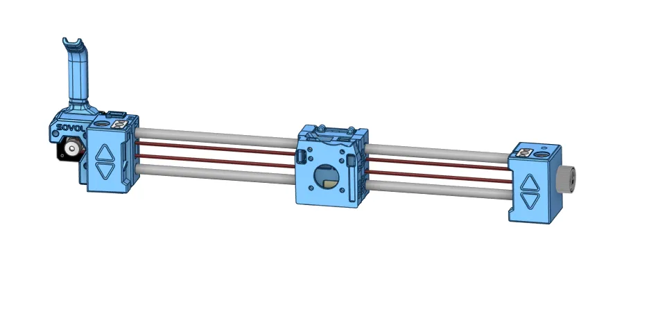Z and X gantry for the SV06 Plus on Steroids by Nadir @ CN3D