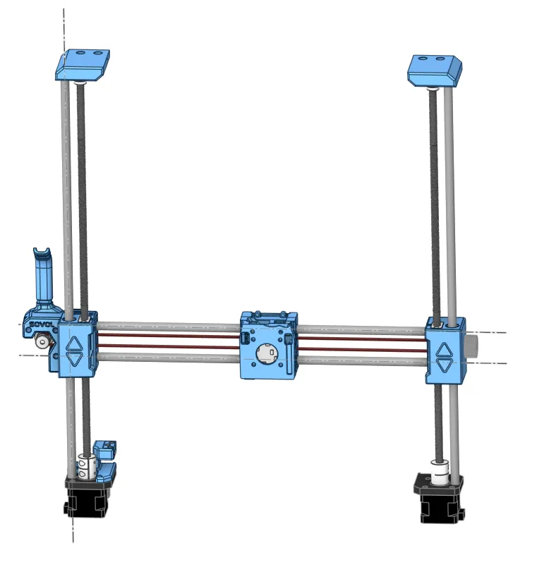 Z and X gantry for the SV06 Plus on Steroids by Nadir @ CN3D