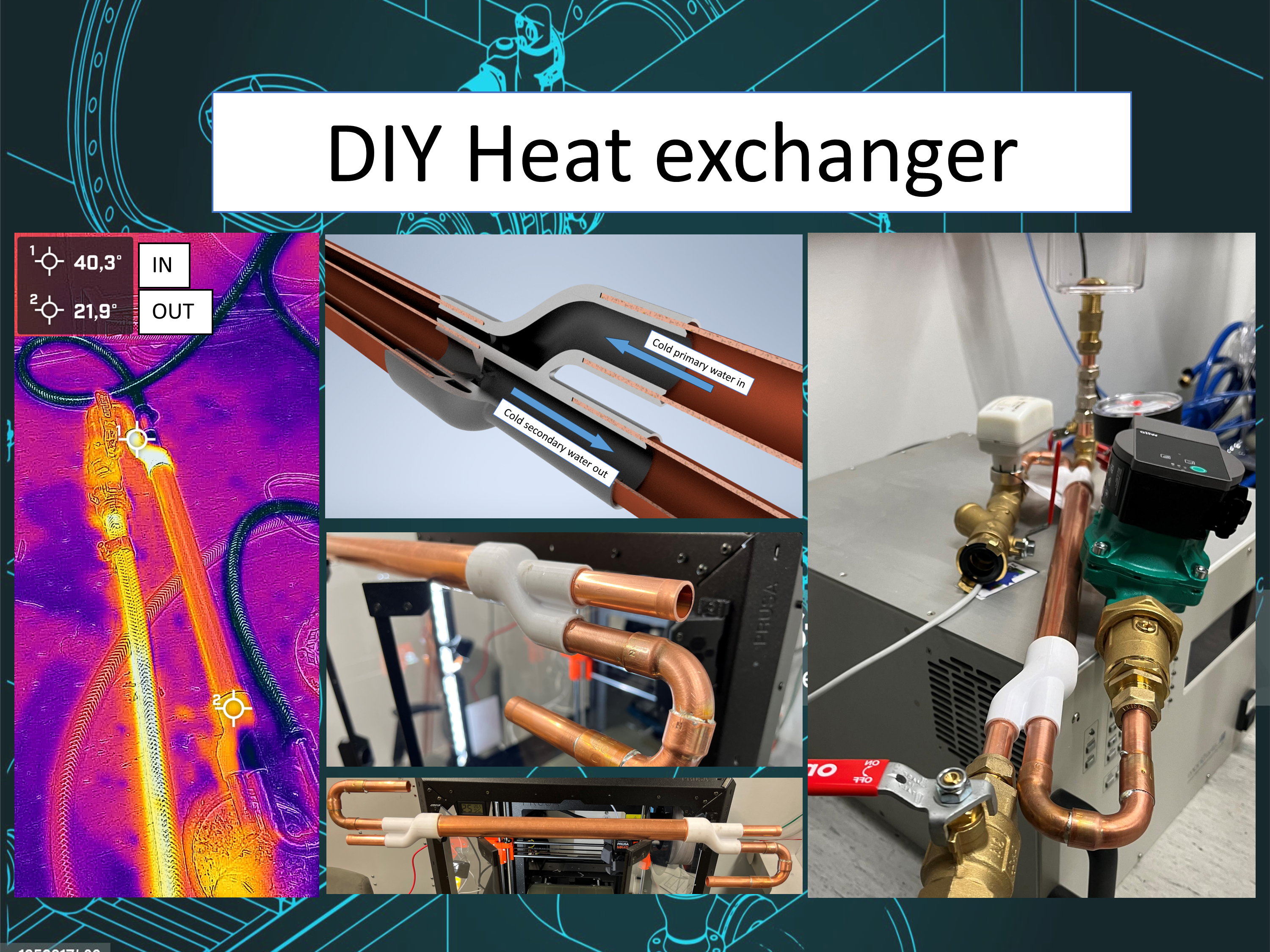 DIY Water to water heat exchanger