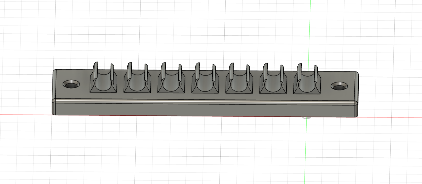 Miniatura 3 do modelo 3D Multiple USB cable Holder