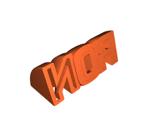 Ron desktop sign by Ken G. | Download free STL model | Printables.com