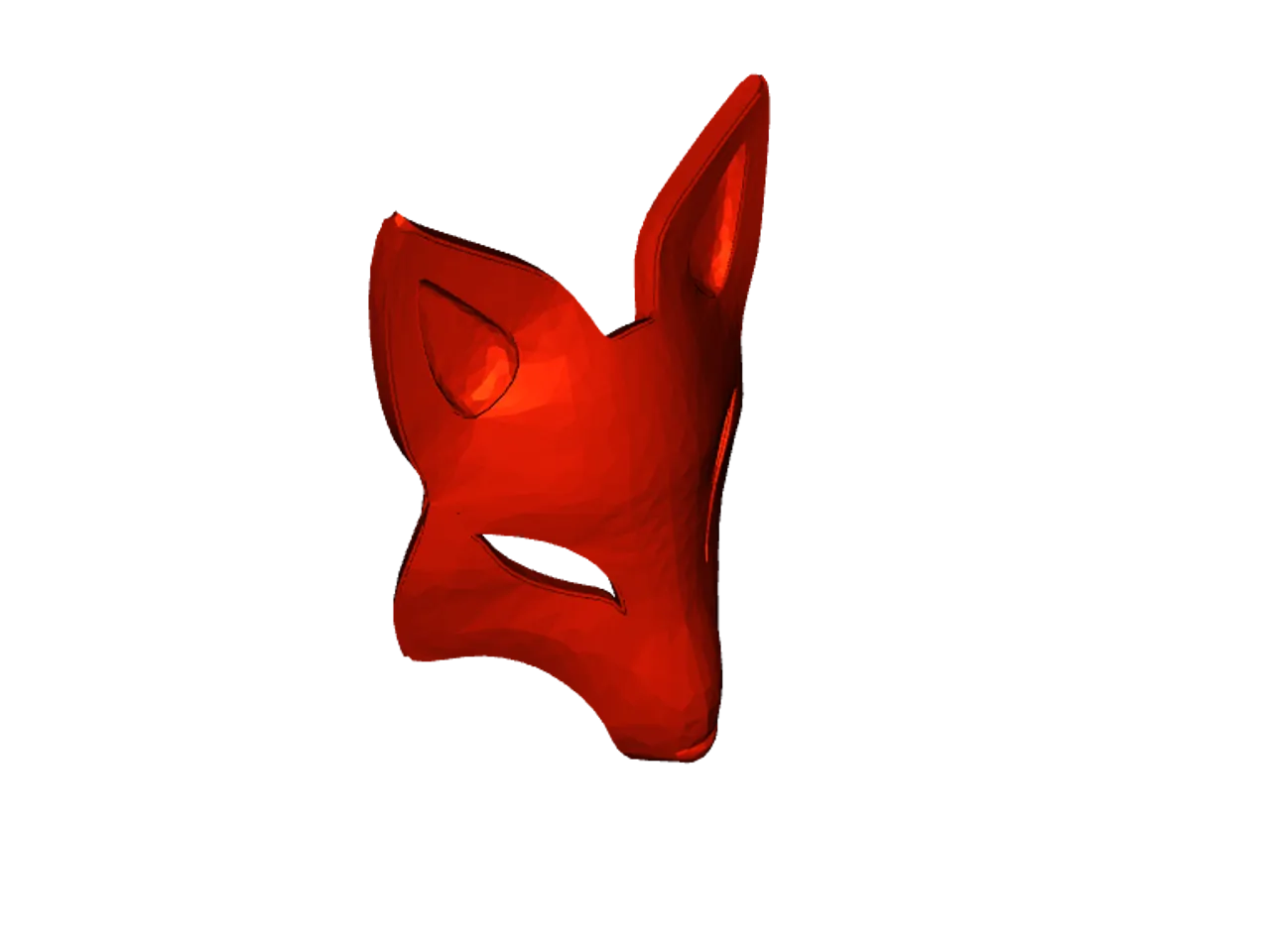 Fox Mask by Peter Farell | Download free STL model 