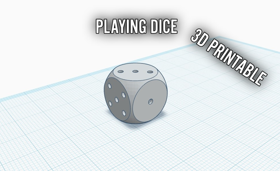 3D printable playing dice by KrVa6714a2 | Download free STL model ...