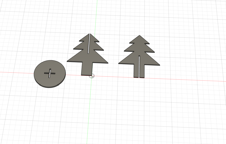 Folding cristmass tree