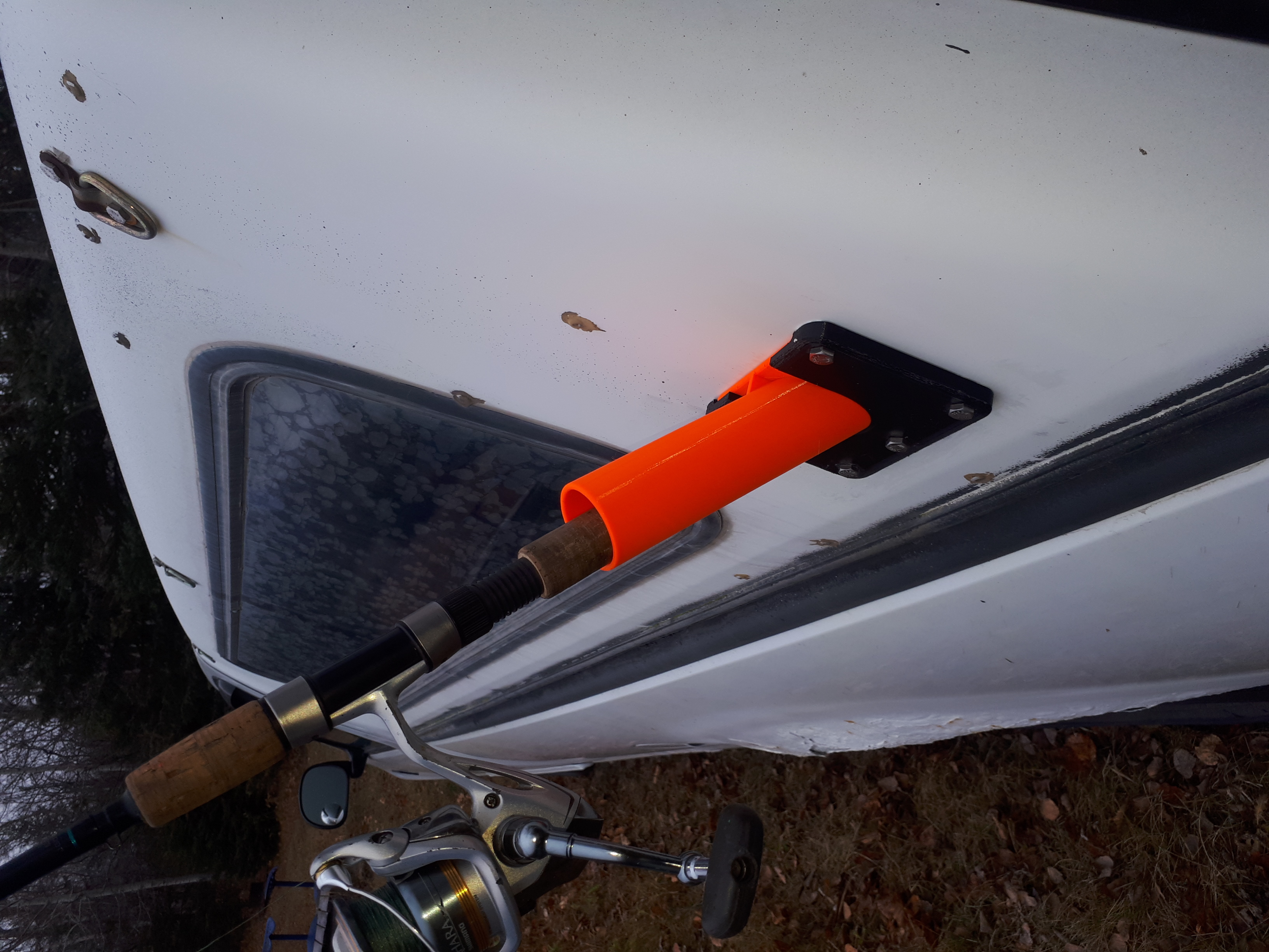 Slip Mounted Fishing Rod Holder
