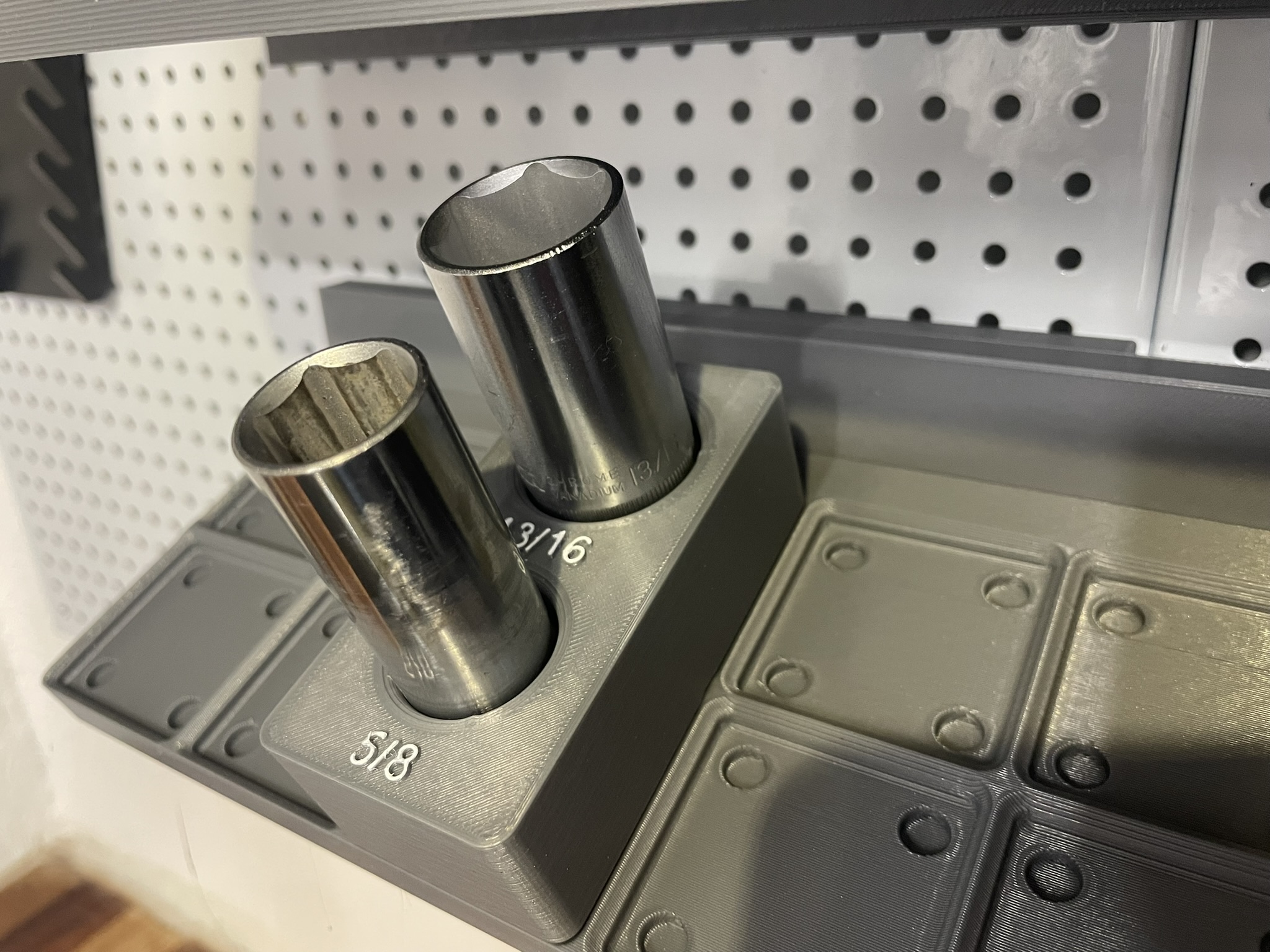 gridfinity 1x2 sparkplug socket bin sae
