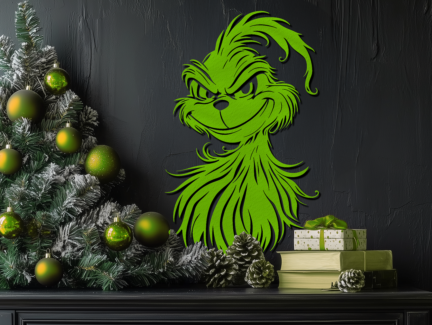 Christmas Wall Decoration - Grinch