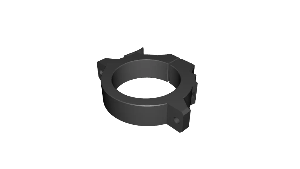 55m Spindle Tool Mount for the LowRider 4 CNC by Damian Penney