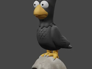 Bart The Raven by DoubleDSculpt | Download free STL model | Printables.com