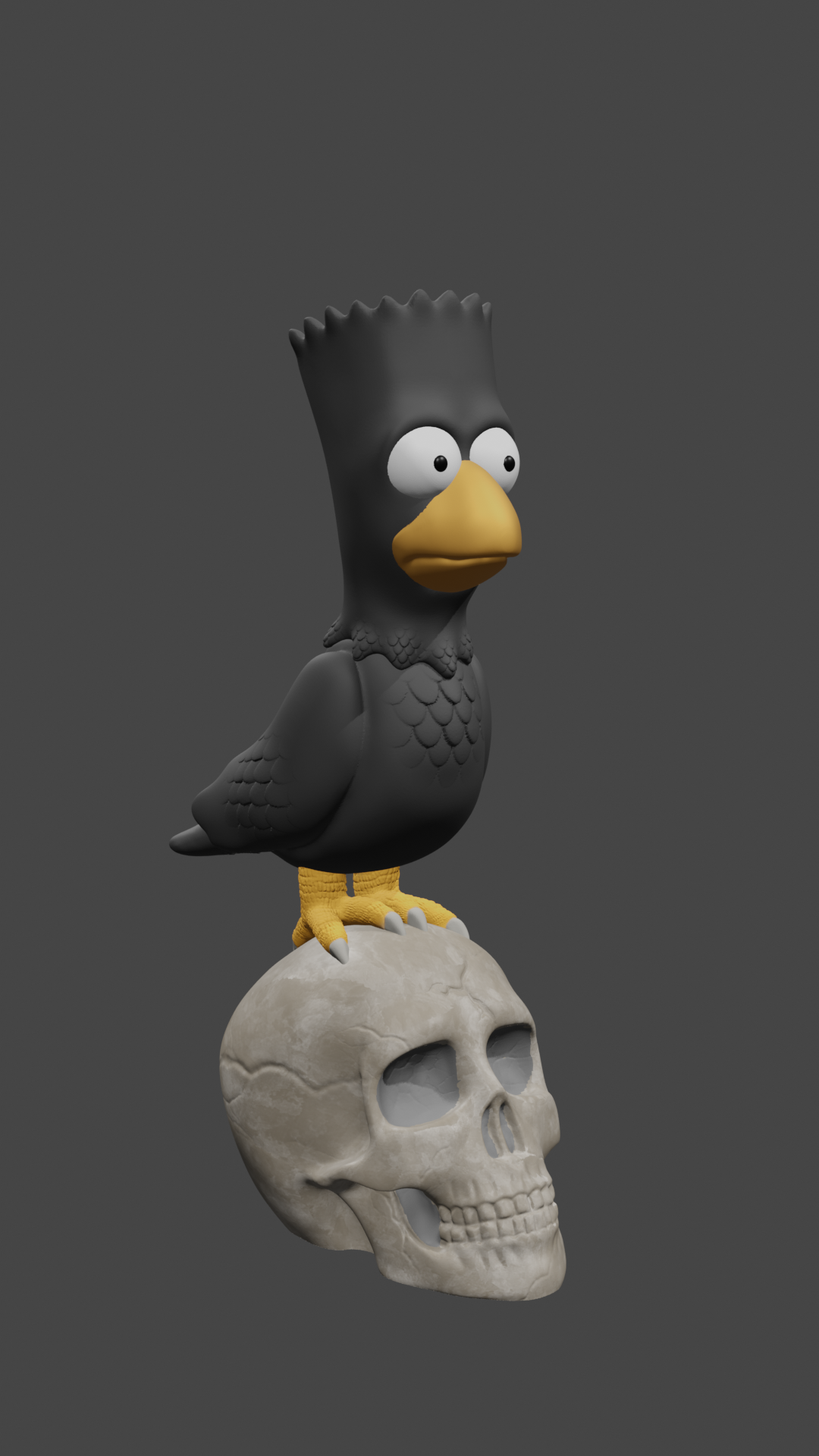 Miniatura 2 do modelo 3D Bart The Raven