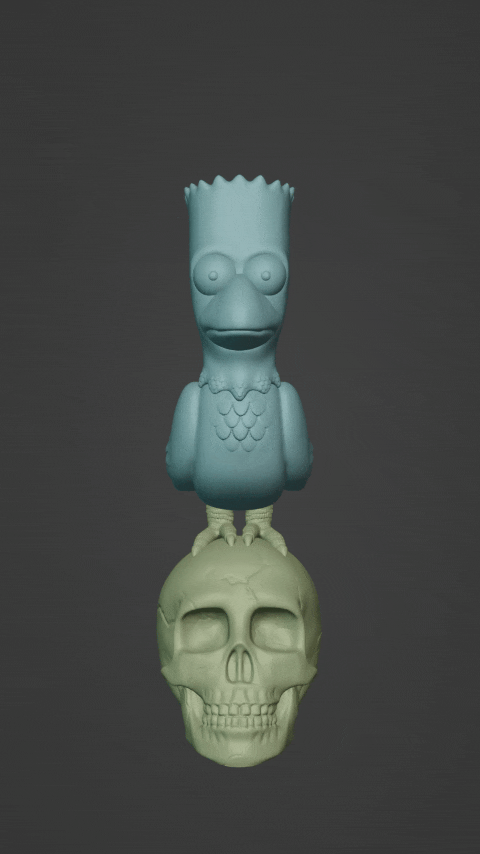 Miniatura 5 do modelo 3D Bart The Raven