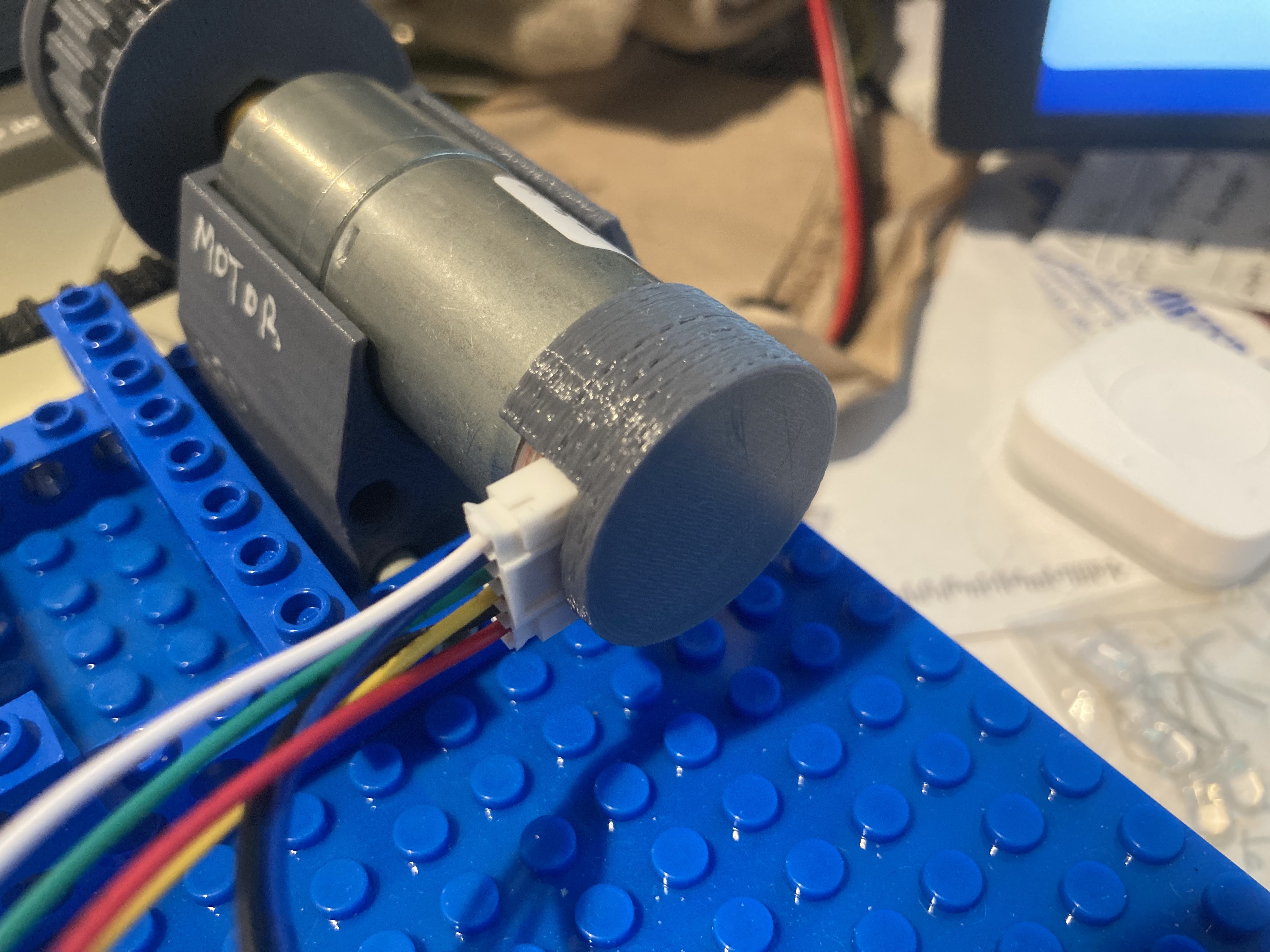 Dust cap 24.3mm gear motor encoder