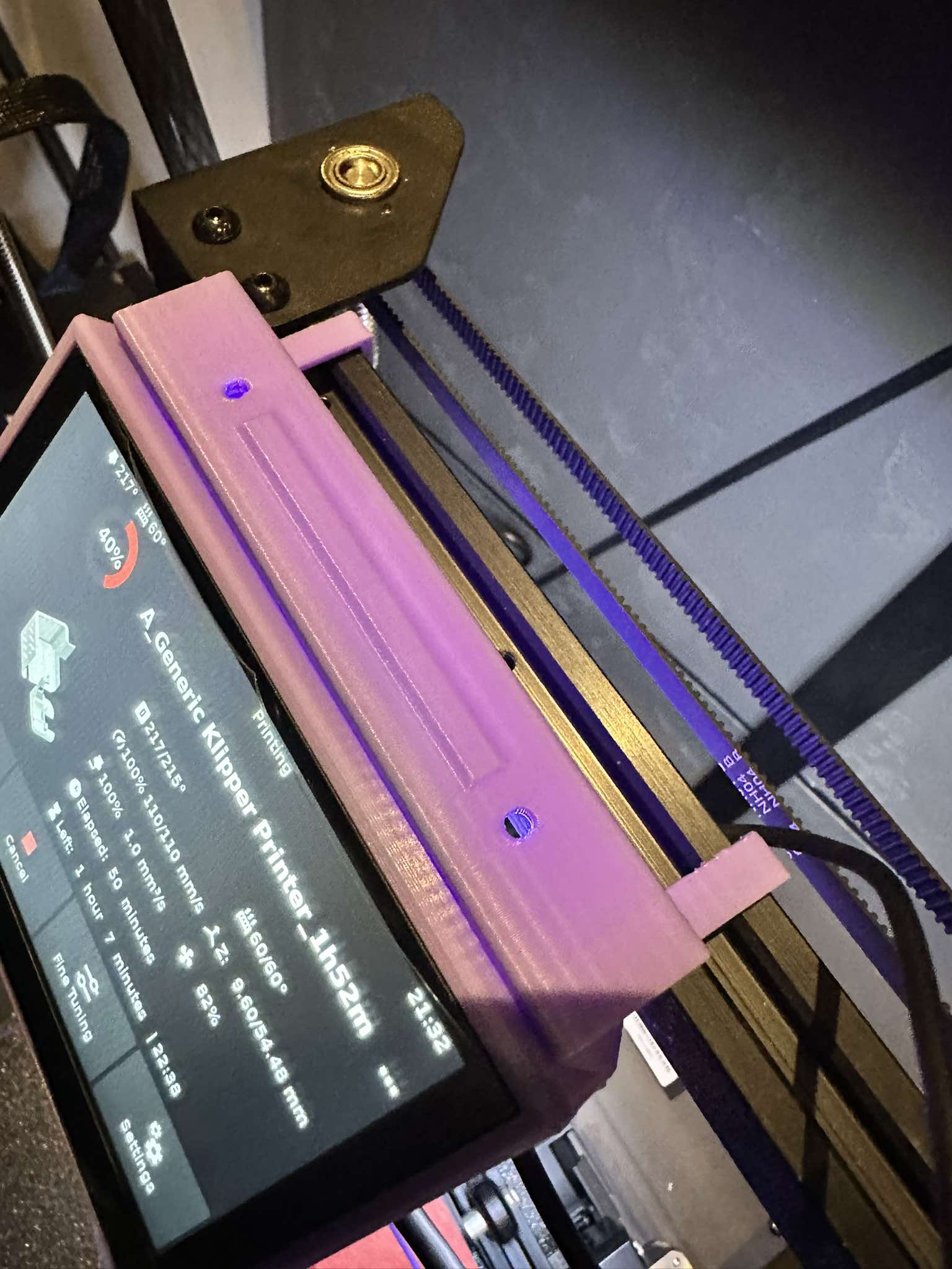 BTT HDMI 5 Display with mount on 20x20 profile