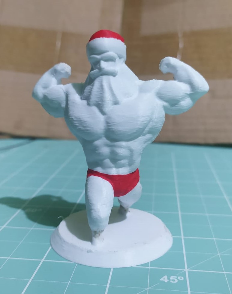 Ultra Swole Santa 3D model thumbnail