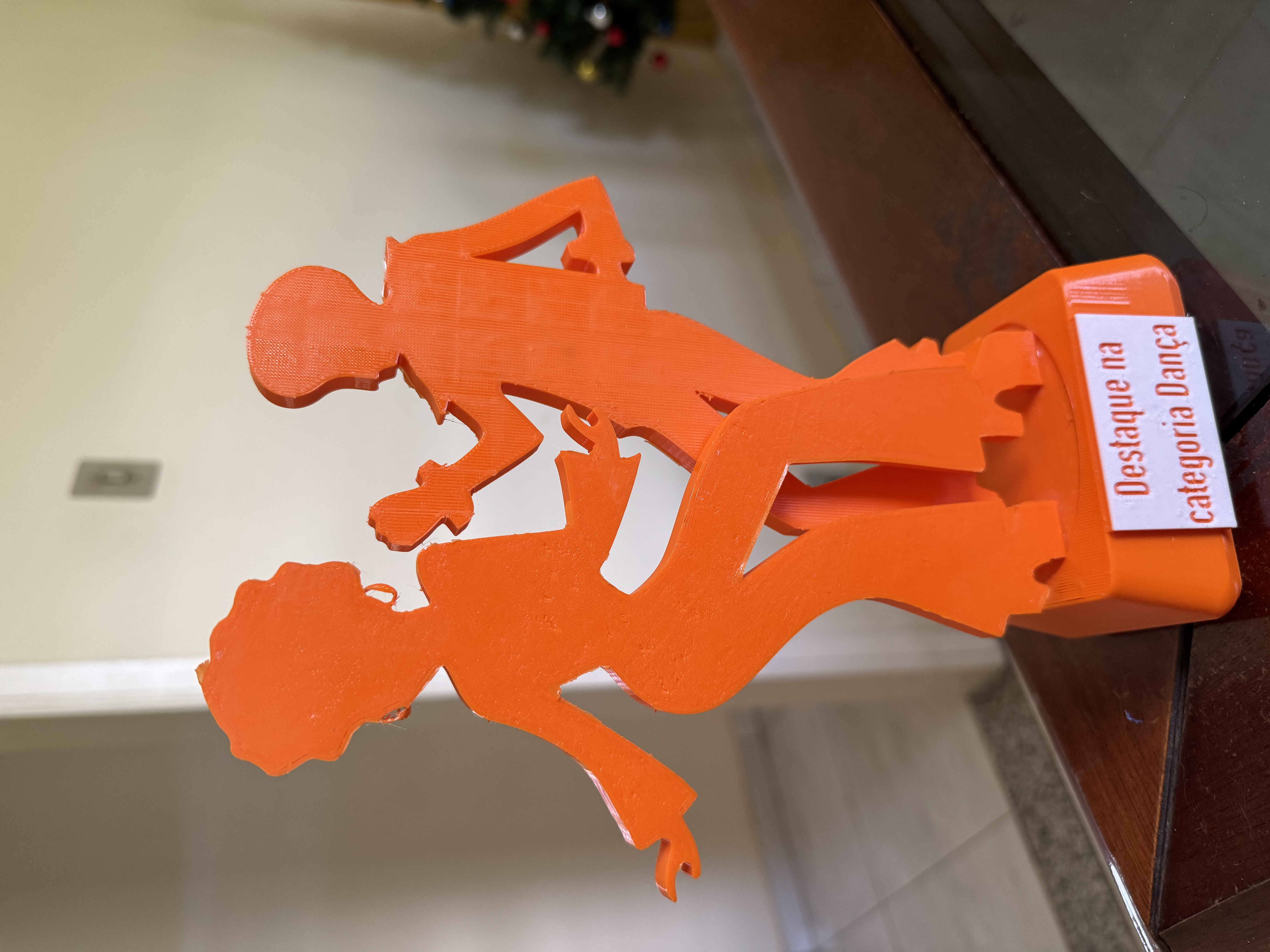 Troféu de destaque na categoria Dança - Instituto Federal de São Paulo - Show de Talentos 2024