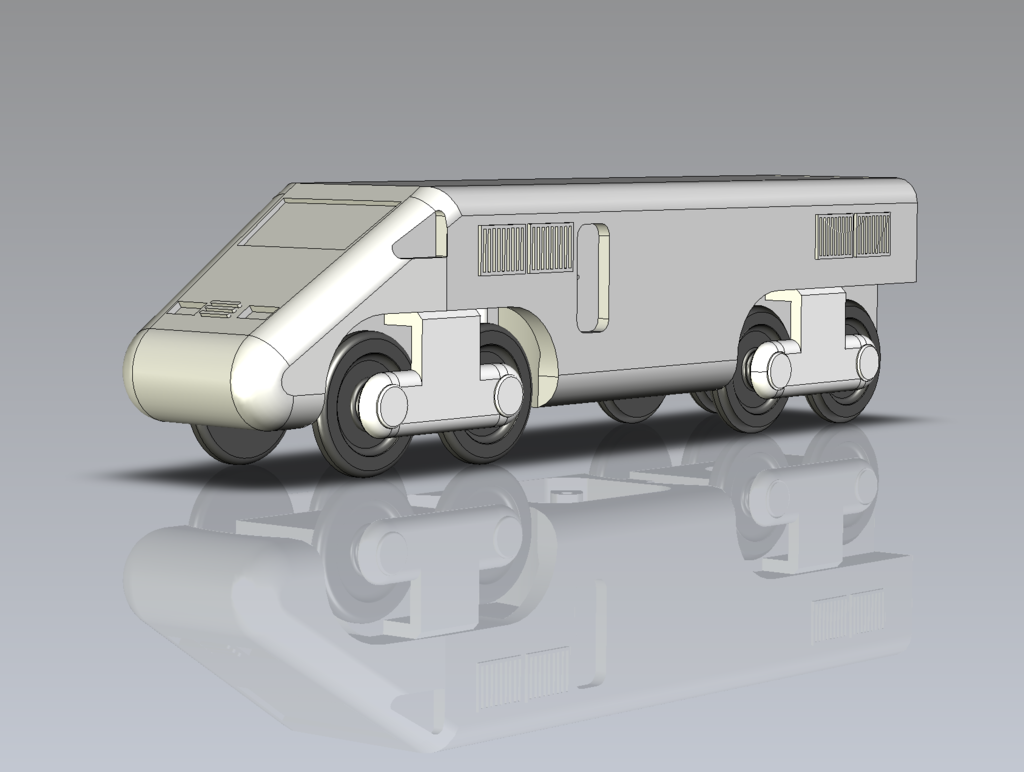 ICE for wooden railway compatible to Brio, Ikea, Lidl, etc.