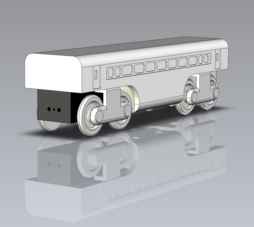 ICE for wooden railway compatible to Brio, Ikea, Lidl, etc. — miniatura 2