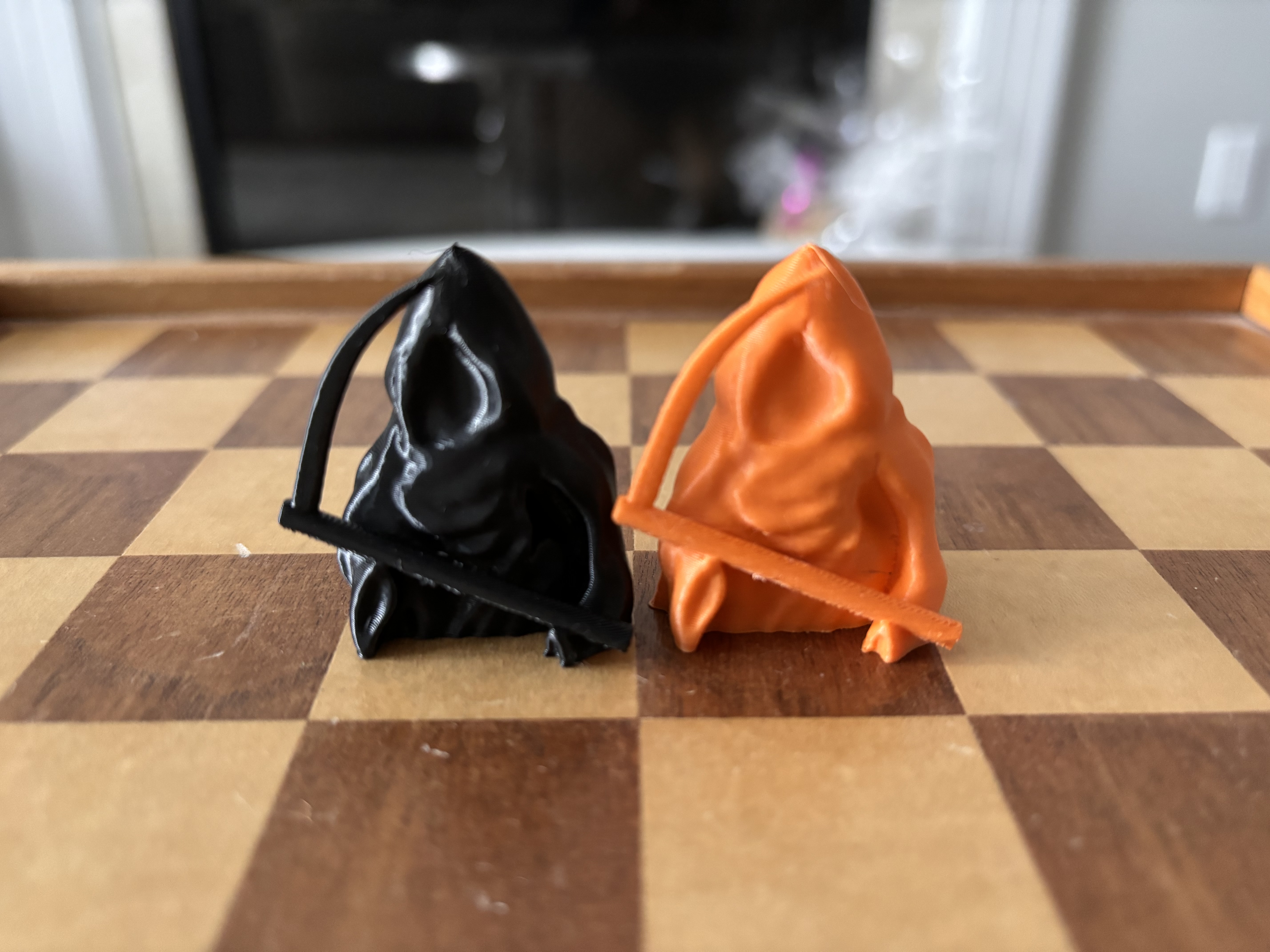 Miniatura 5 do modelo 3D Halloween Chess Set