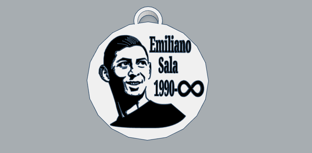 Keychain Emiliano Sala V2