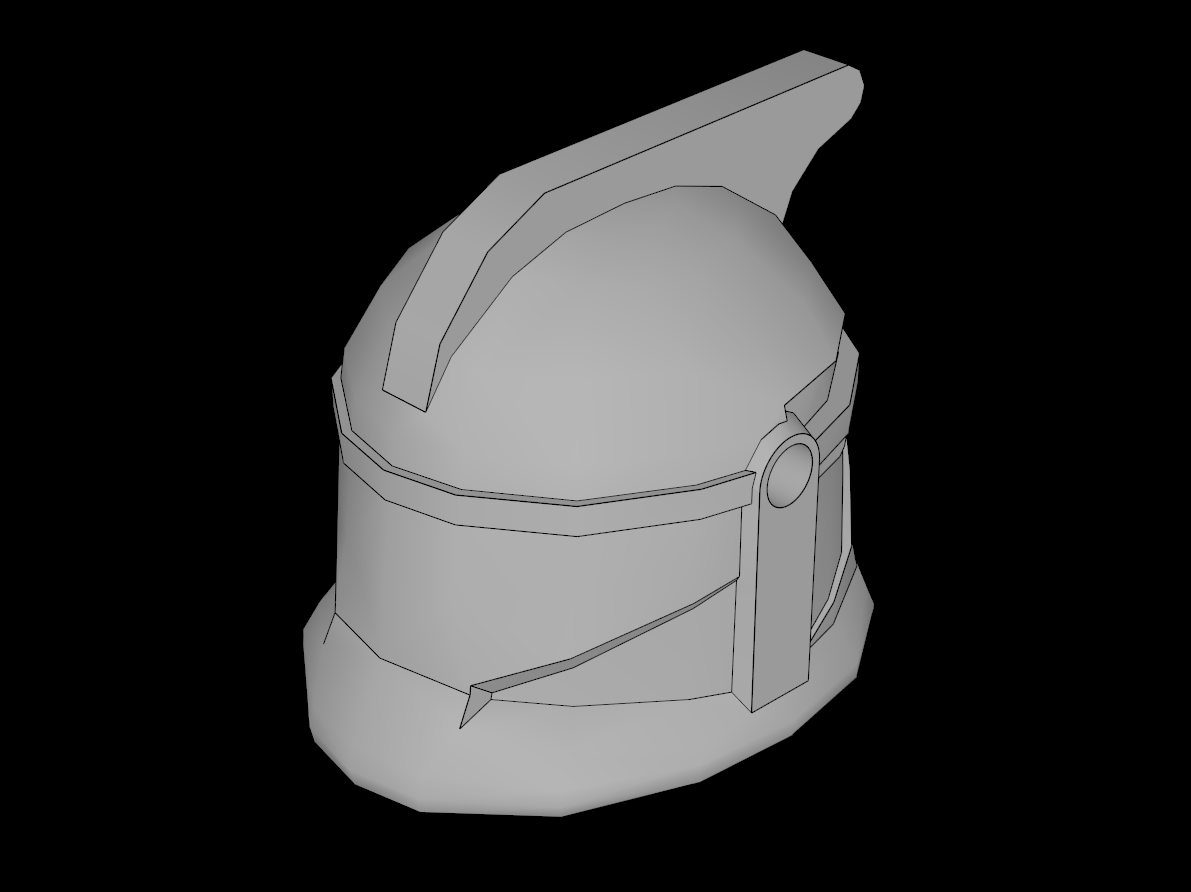 Lego Compatible (61189.dat) Minifig Helmet SW Clone Trooper Phase I