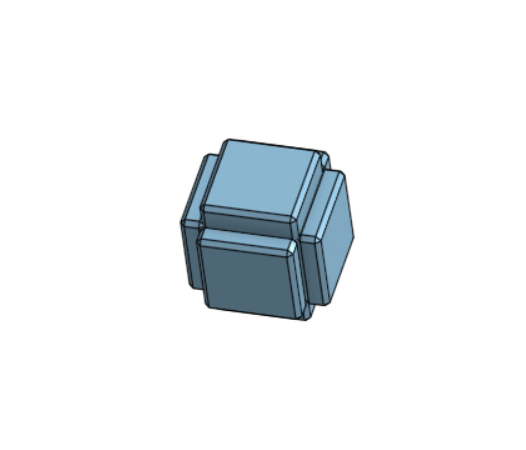 Miniatura 4 do modelo 3D Hypercube Ornament Benchmark