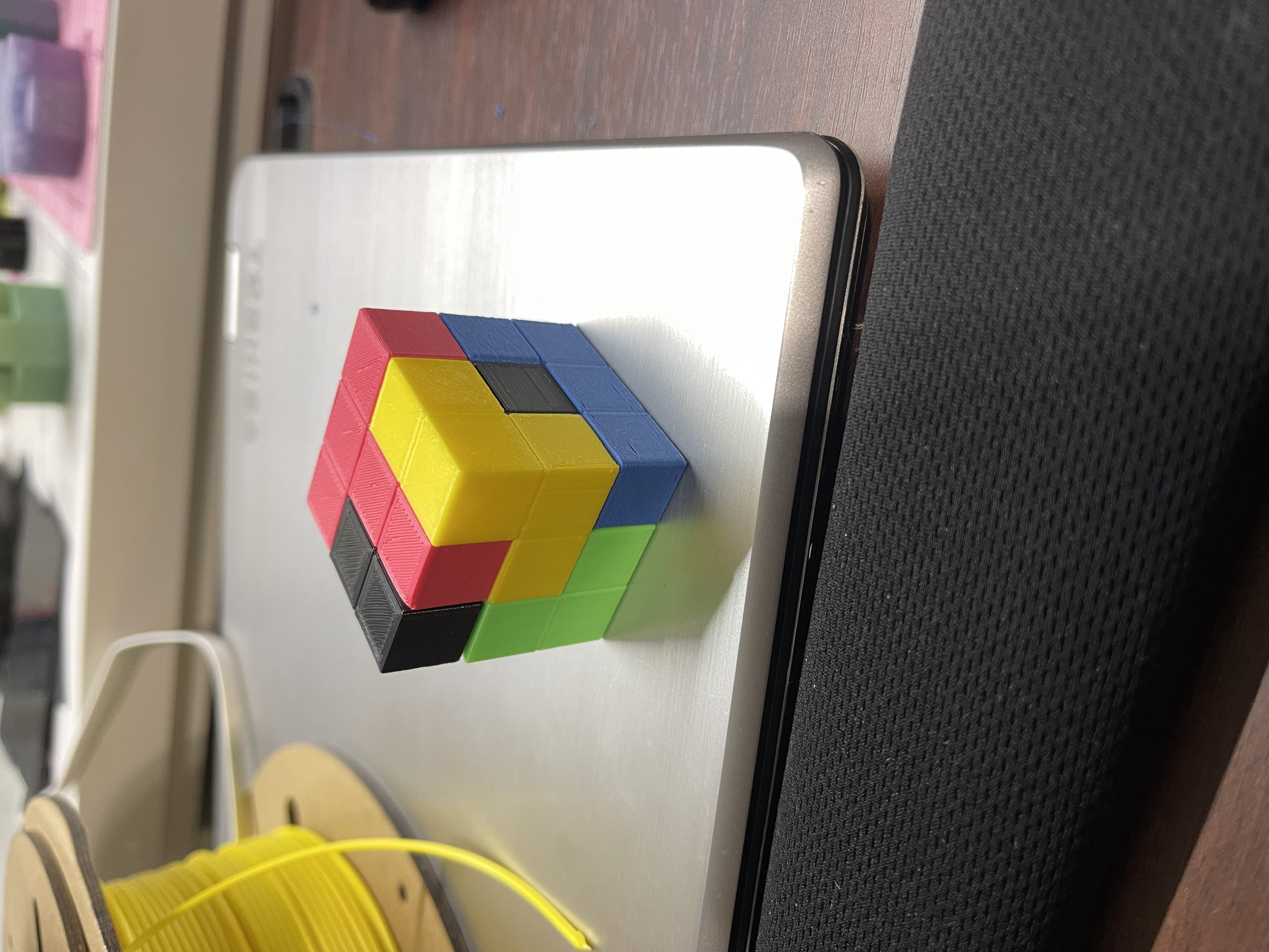 Miniatura 2 do modelo 3D 3x3 cube puzzle