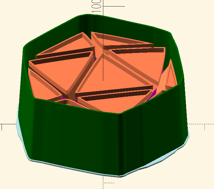 Print-in-place Springy d20 Cookie Cutter