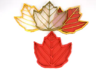 Red Maple Leaf Coasters