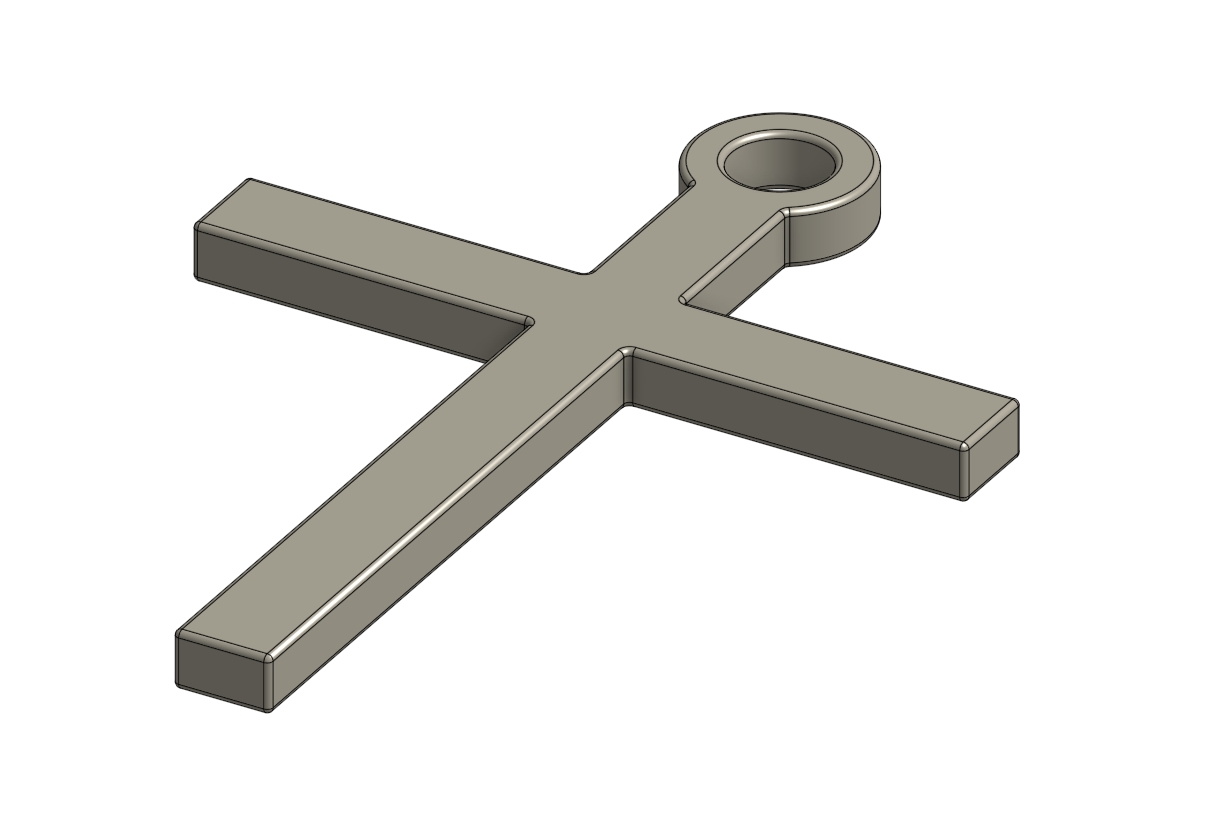 Cross Key Chain