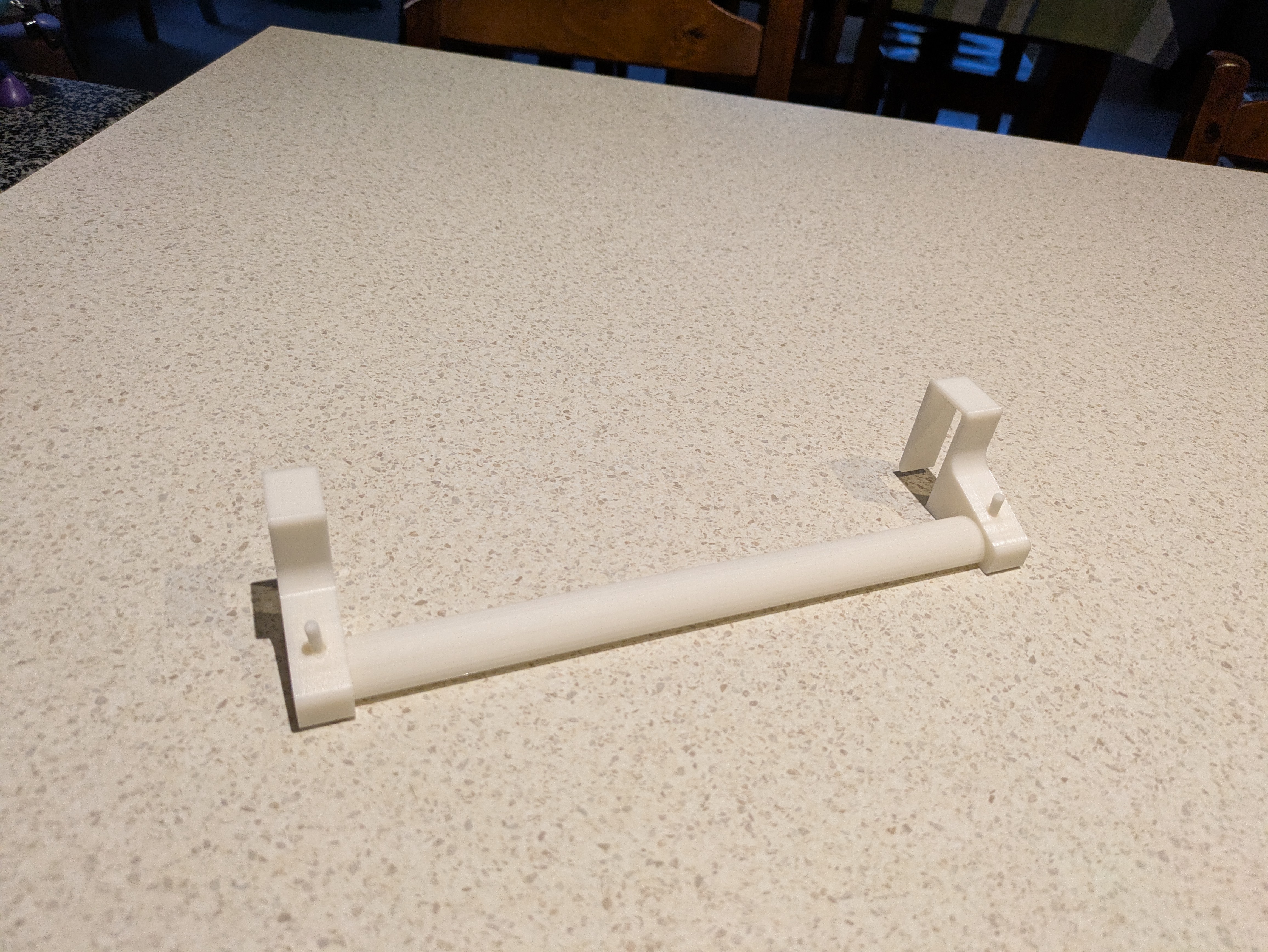 Cupboard Door Towel Rod