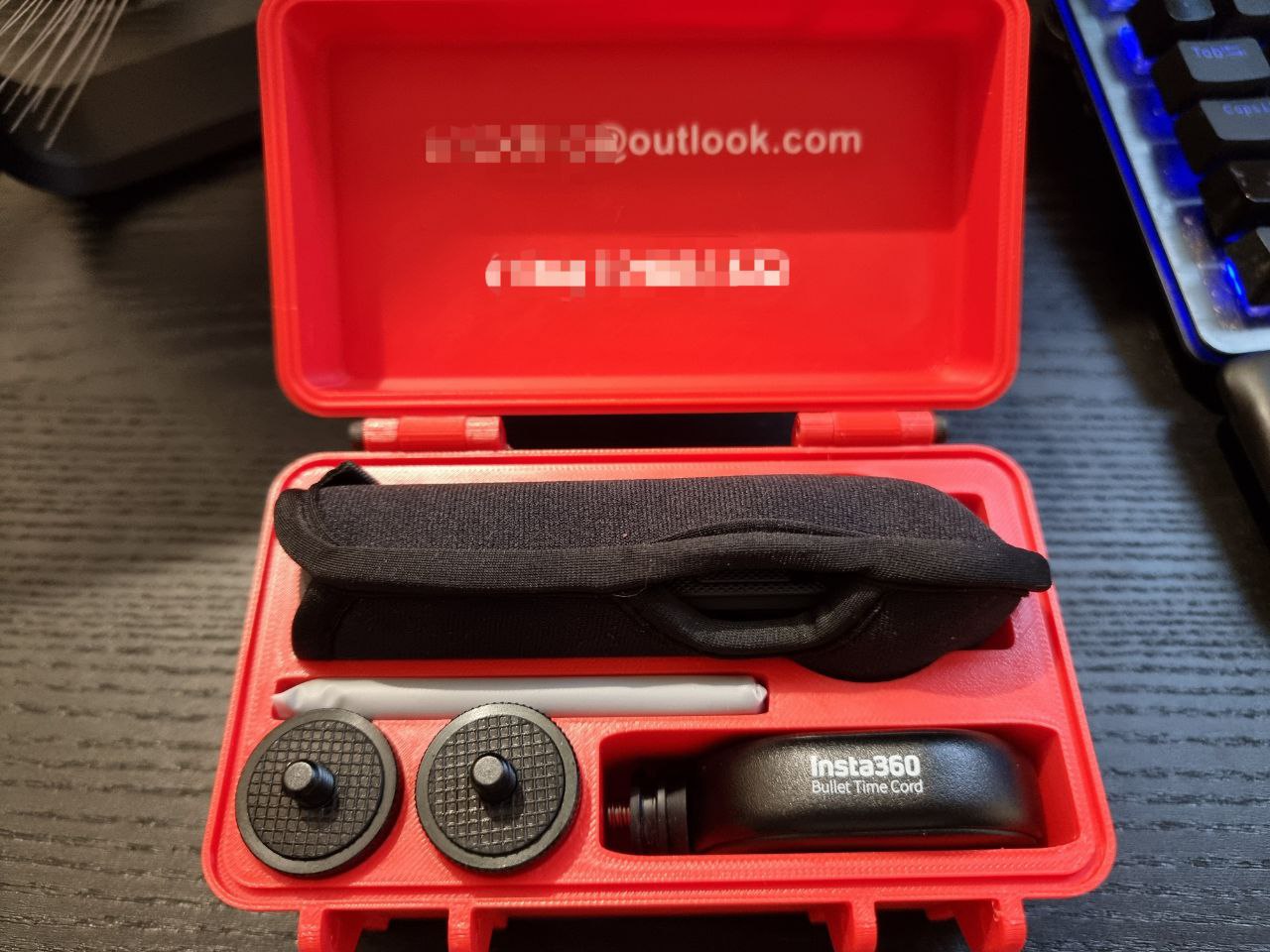 Insta360 x3 case + Bullet time cord + gopro mount adapters + microfiber cloth