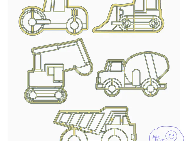 Construction Cars Cookie Cutter Set