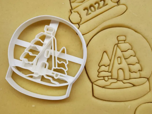 Snow Globe cookie cutter