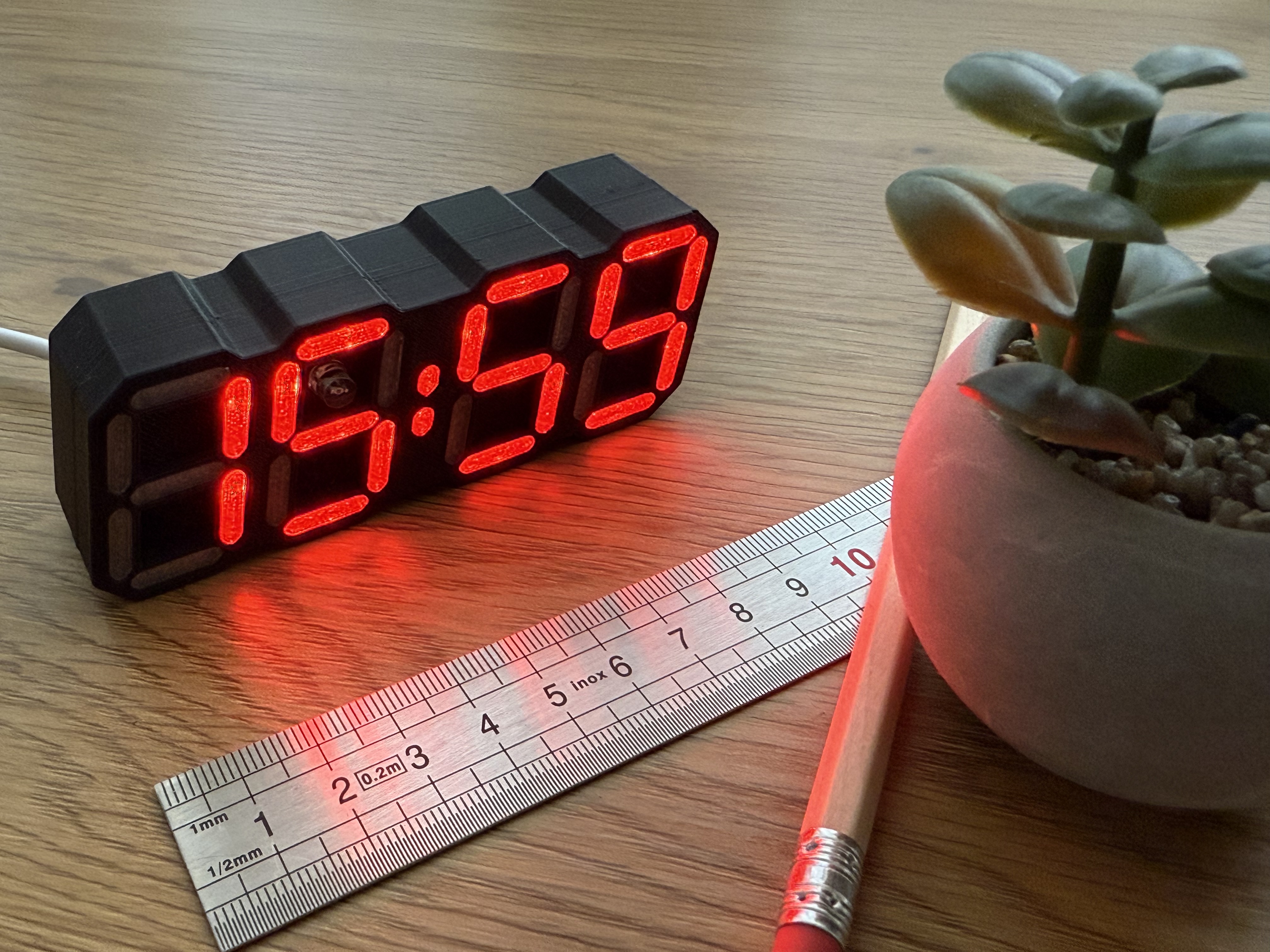 LED CLOCK - All In One PCB [ powered by WLED ]