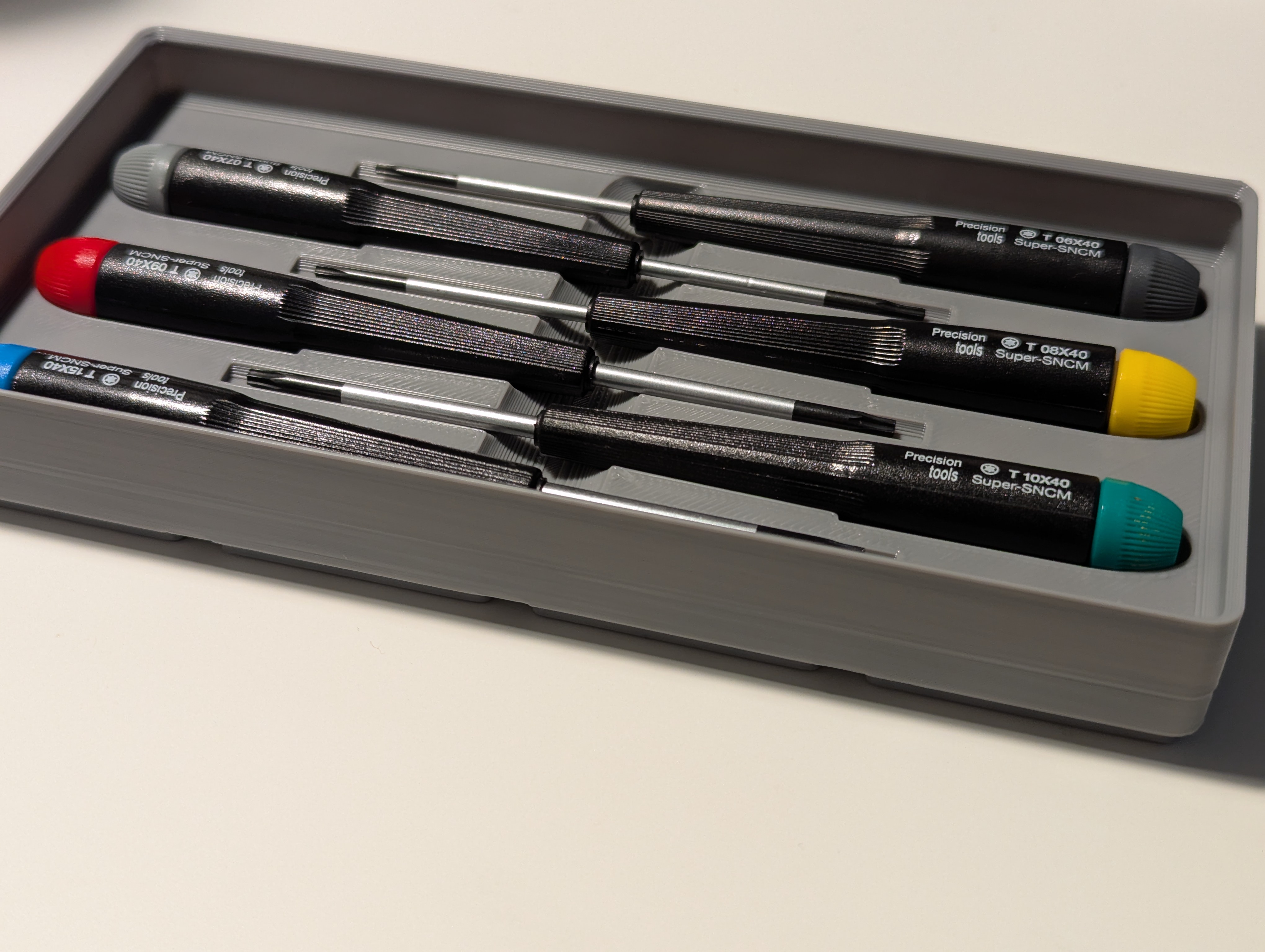 Miniatura 5 do modelo 3D Gridfinity Precision Screwdriver Set