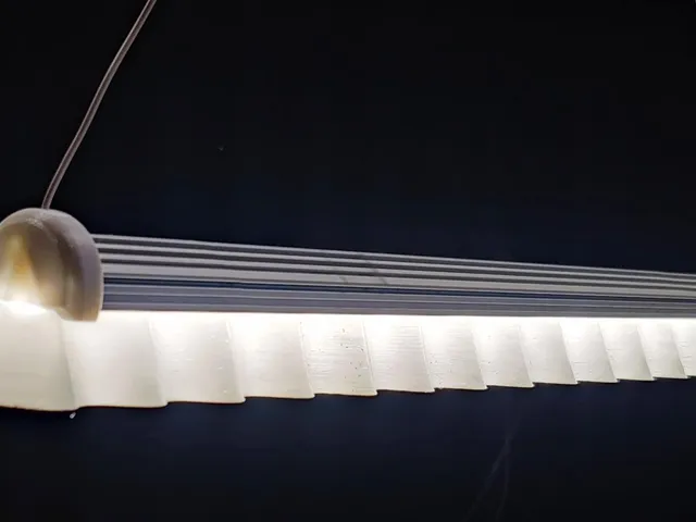 Lamp shade for CoverLine LED profile