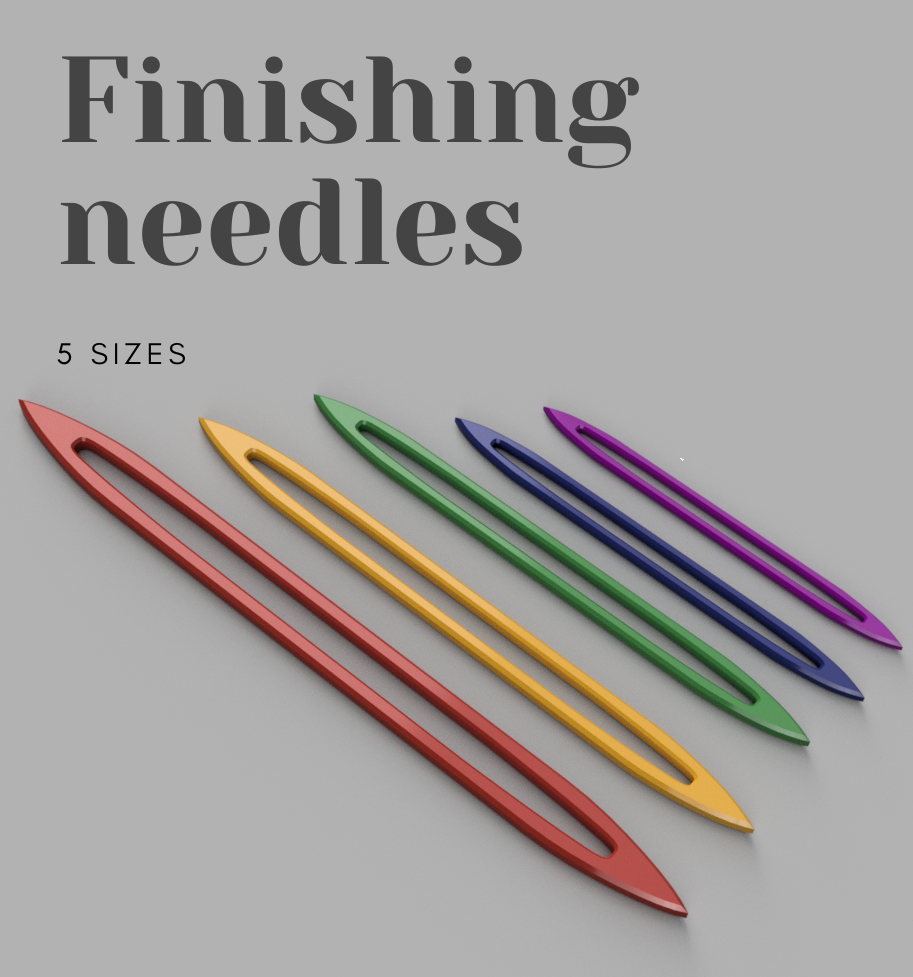 Finishing needles 5 sizes