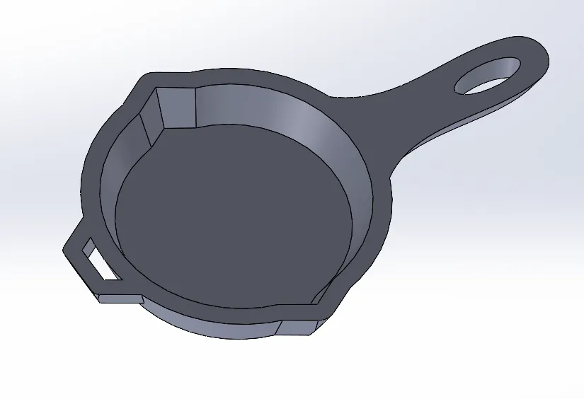 Frying pan keychain like pubg by Ferdi İkis | Download free STL model | Printables.com
