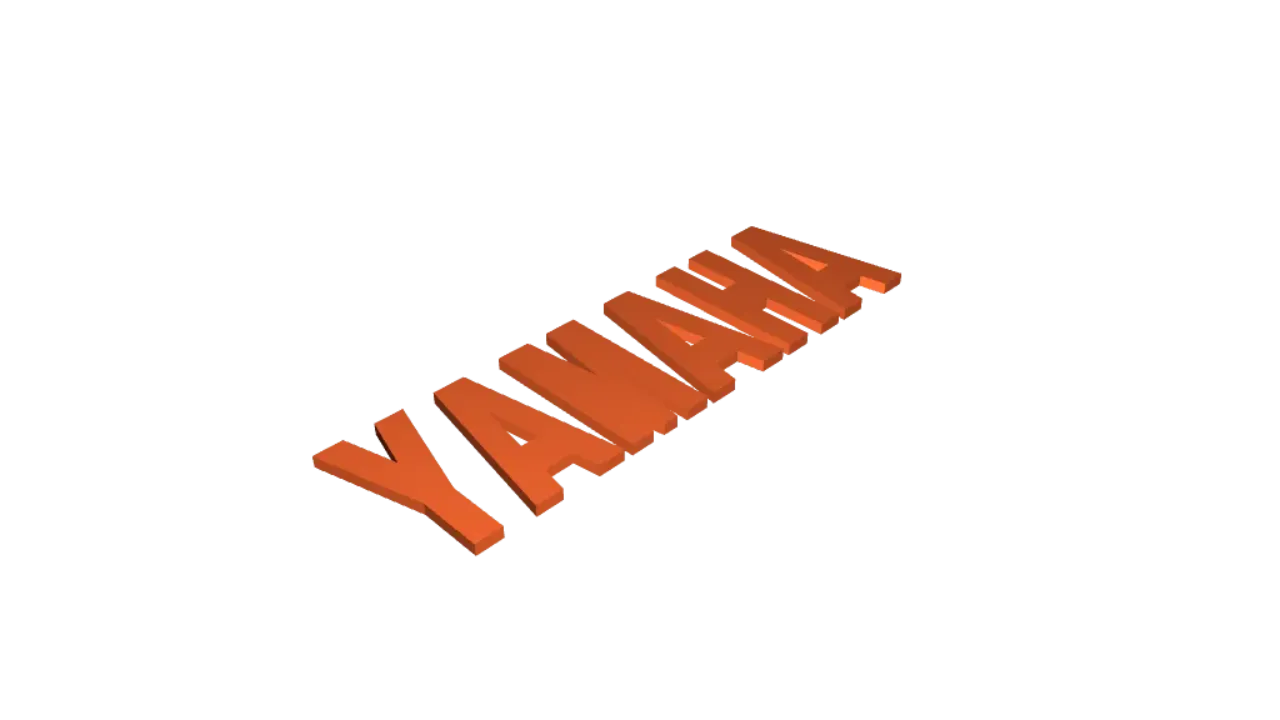 Yamaha Logo by 3DB | Download free STL model | Printables.com, image size:1280x720