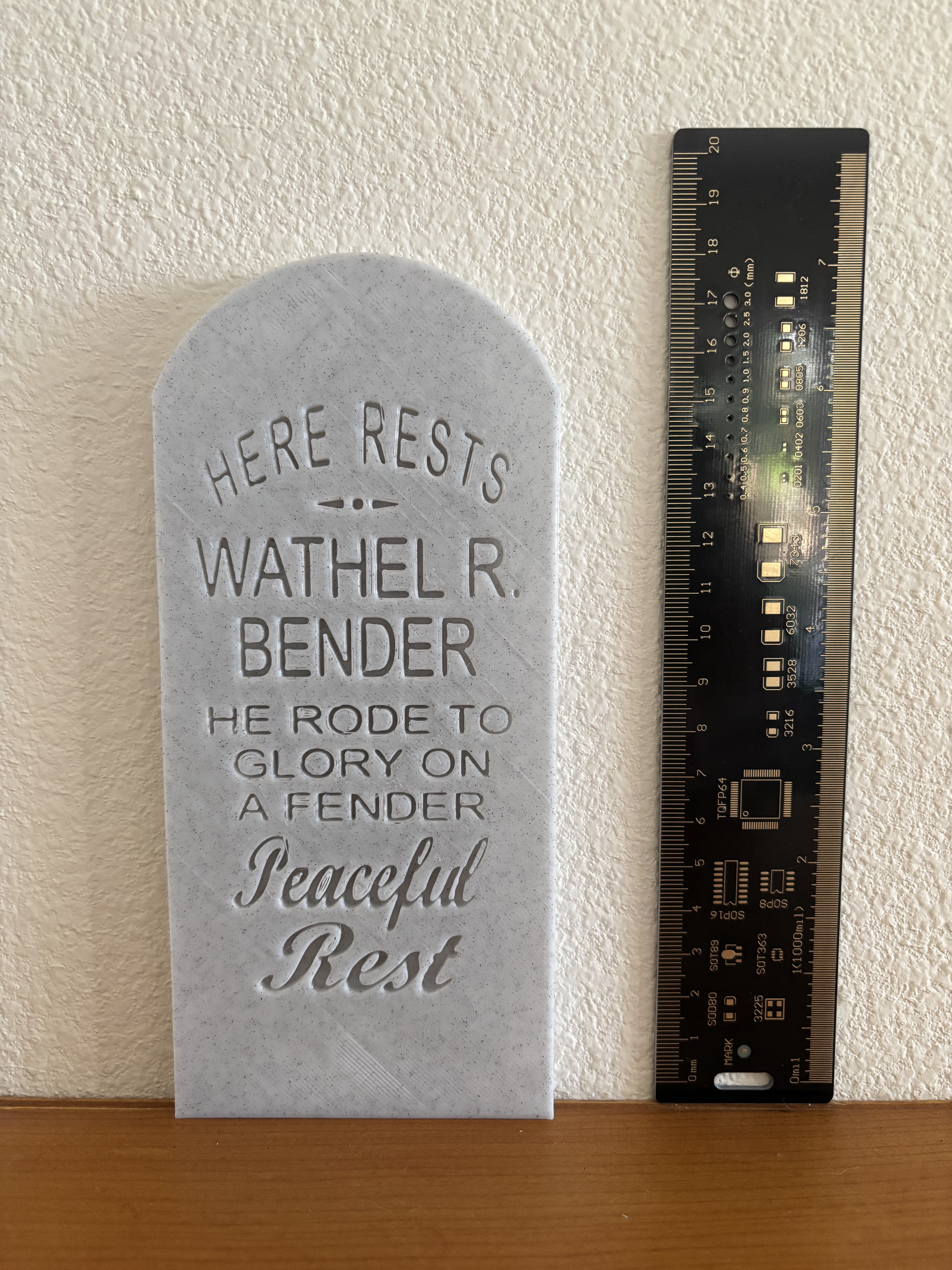 Haunted Mansion Tombstone Wathel Bender
