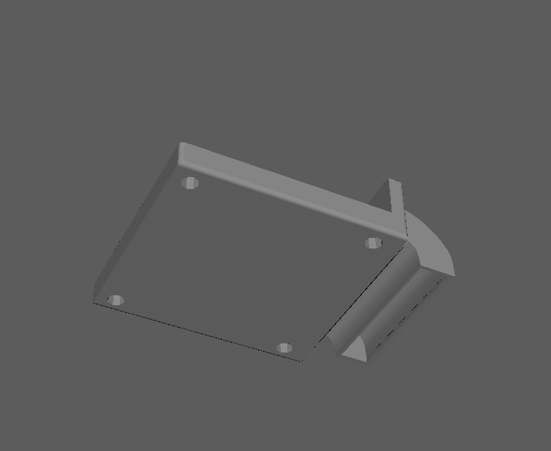 Directional vent mount 40x40