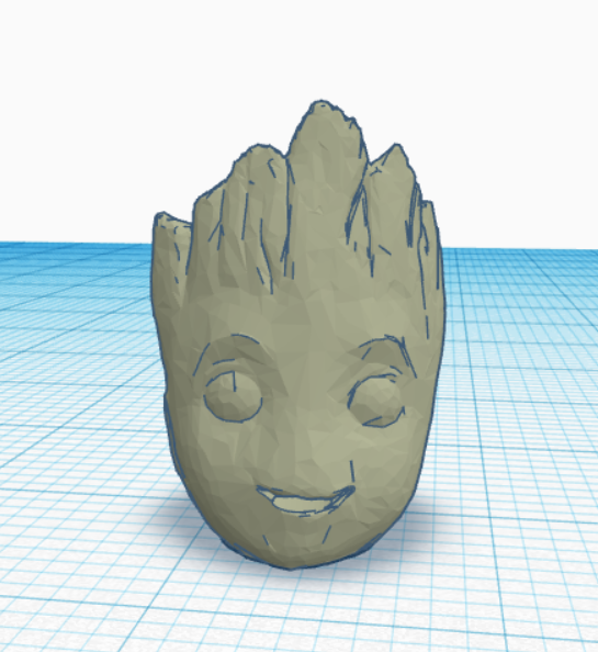 Baby Groot toothpaste topper