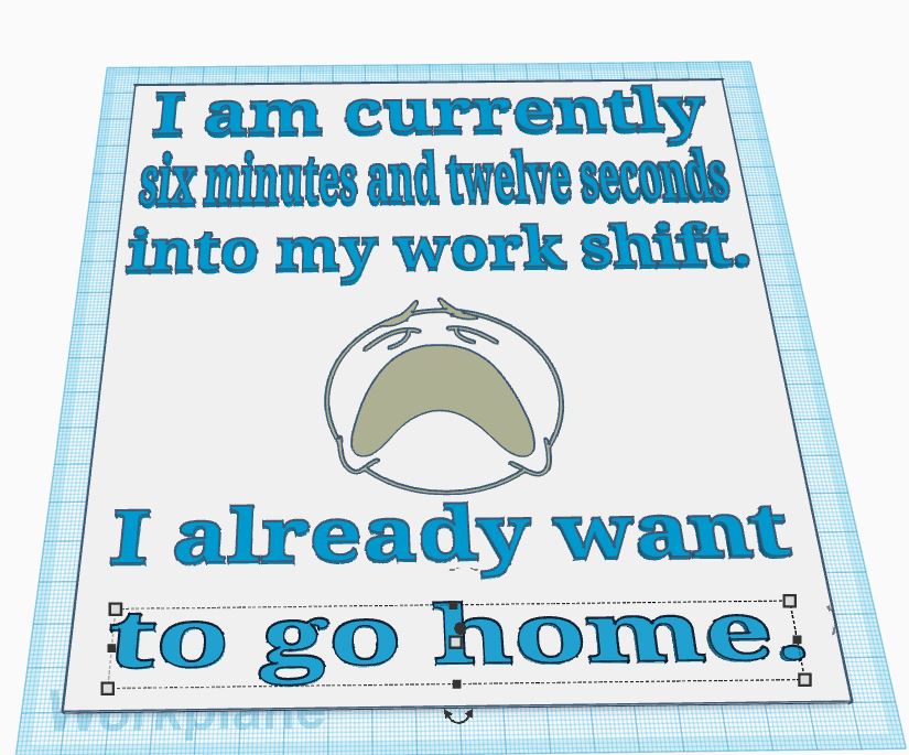 I Want to go Home Sign