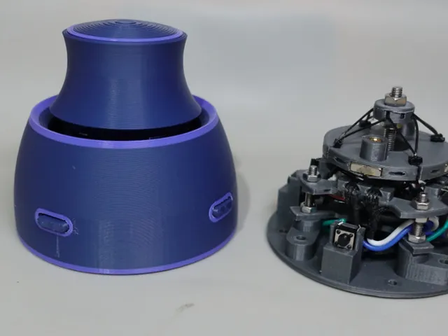 Hall effect Spacemouse / CAD mouse with TPU "springs"